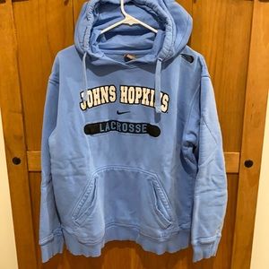 Nike John Hopkins Lacrosse Hoodie Men’s Size- Med